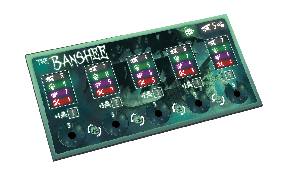 Davy Jones' Locker: Curse of the Ghost Ships Banshee board