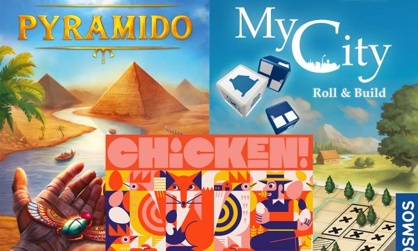 Pyramido, Chicken, My City: Roll & Build